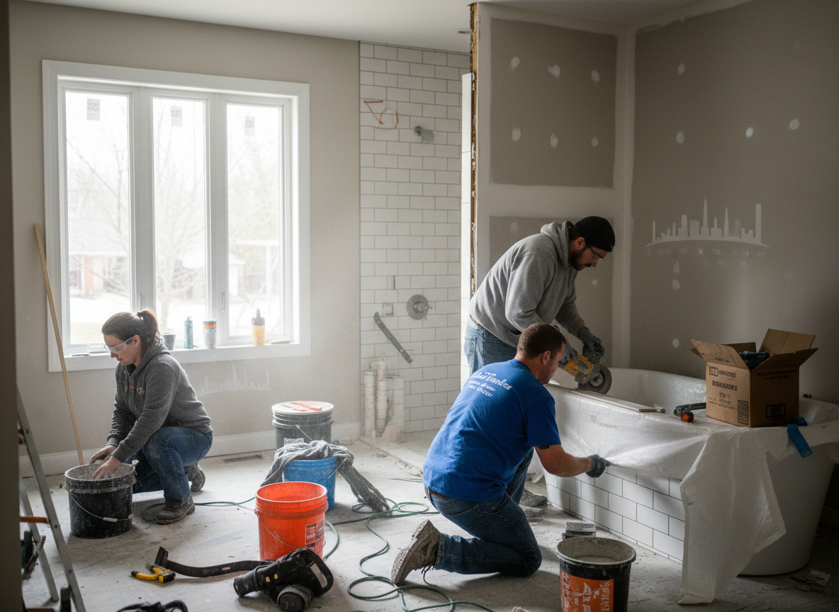 Bathroom Remodeling by A-to-Z Bathroom Pros in Indianapolis, IN