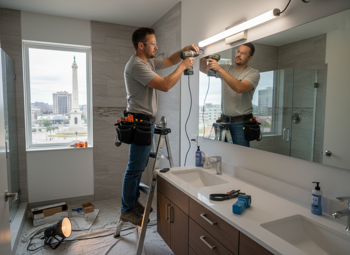 Bathroom Lighting Installation in Indianapolis, IN
